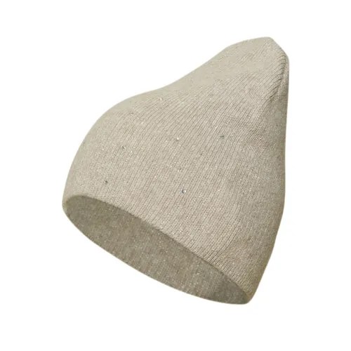 Шапка бини Marhatter, размер 56-58, бежевый