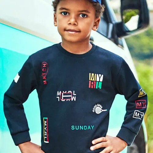 Свитшот Mayoral, размер 110 (5 лет), синий