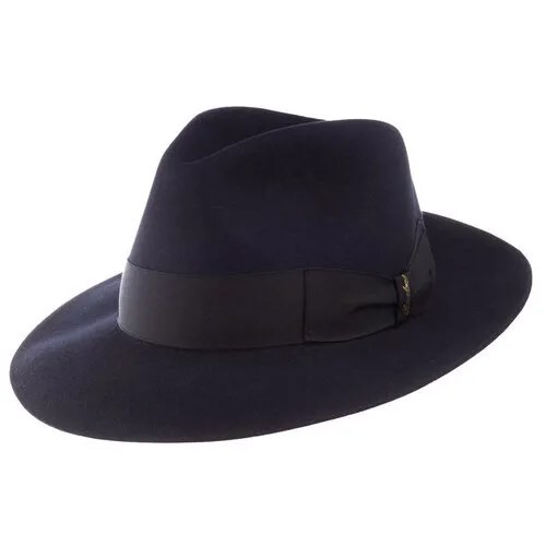 Шляпа федора BORSALINO 110836 ANELLO, размер 59