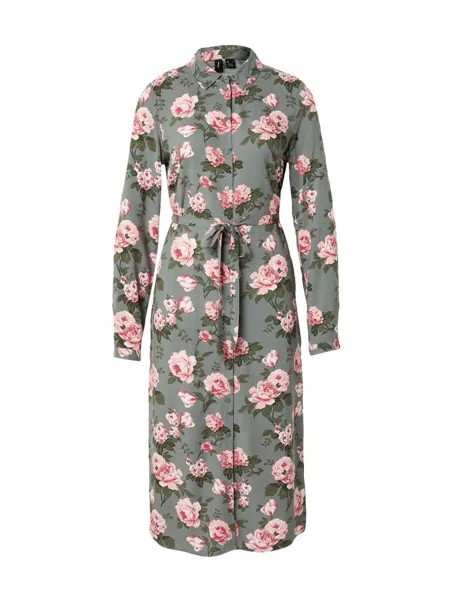 Платье-рубашка Vero Moda EASY JOY, цвет Green/Dark Green