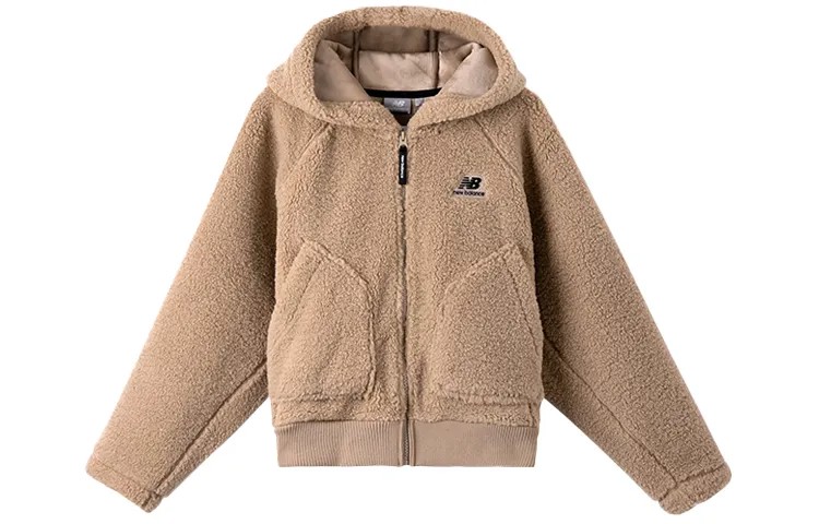 Женские бархатные куртки New Balance, цвет Brown