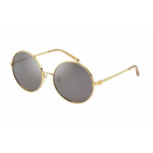 Солнцезащитные очки Escada C82-400G, круглые, оправа: металл, для женщин, золотой