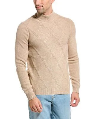Мужской свитер Malo из смеси шерсти и кашемира с половиной воротника