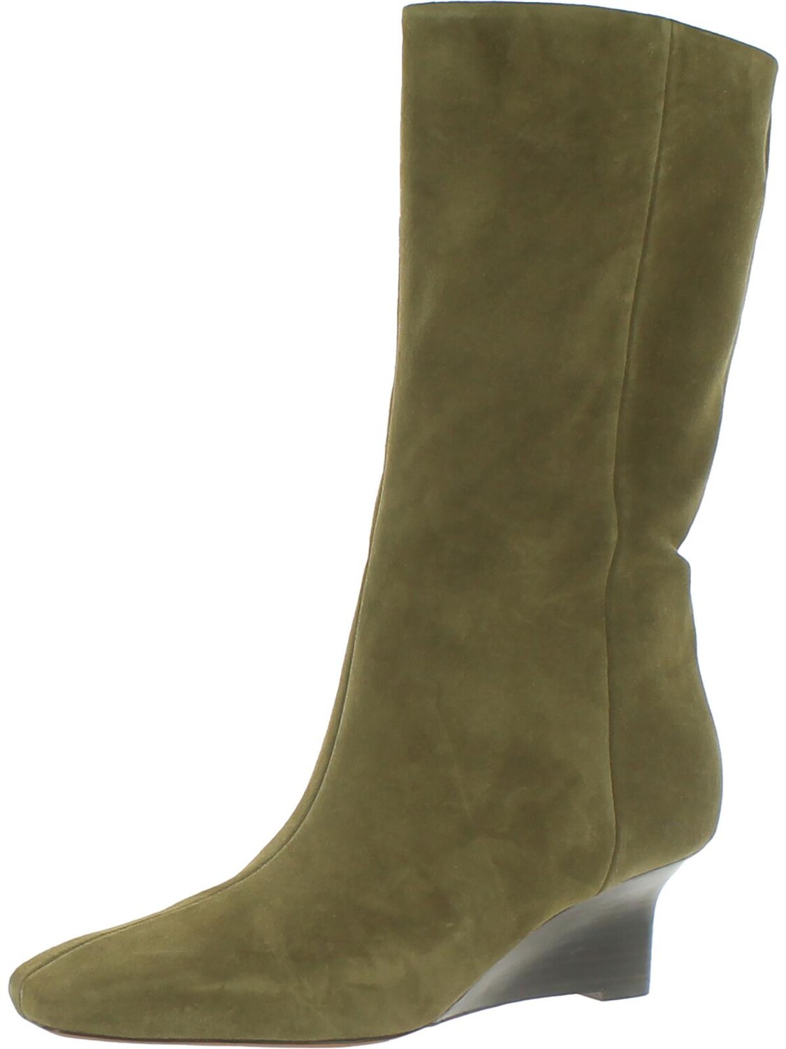 Женские замшевые ботинки до середины икры без застежки Beverly Vince, цвет Cypress Suede