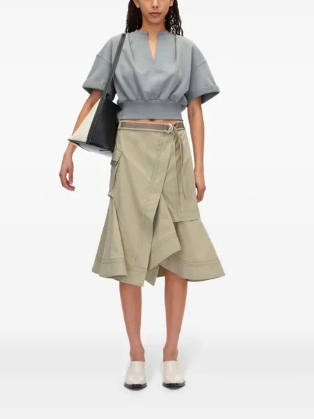 3.1 Phillip Lim футболка с V-образным вырезом, синий