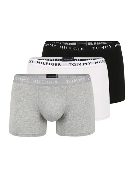 Трусы боксеры Tommy Hilfiger Essential, пестрый серый/черный/белый