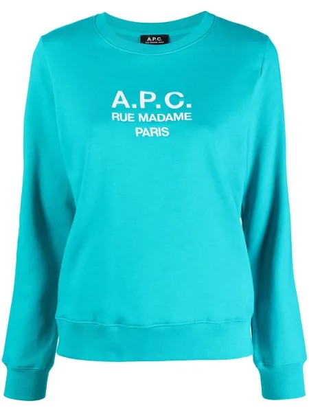 A.P.C. толстовка с логотипом