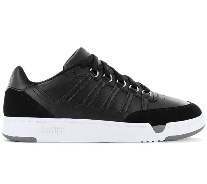 K-Swiss Set Pro Leather - Мужская обувь Leather Black 07933-019-M Кроссовки Повседневная обувь ORIGINAL