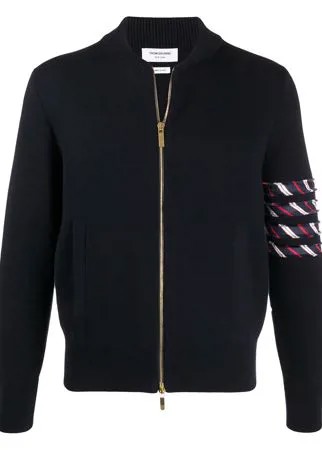 Thom Browne бомбер с полосками 4-Bar