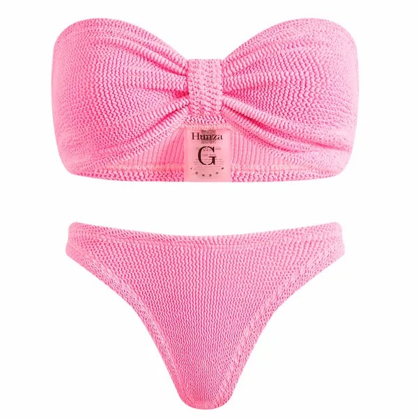 Бикини Hunza G Tina Bandeau Bikini, цвет Bubblegum