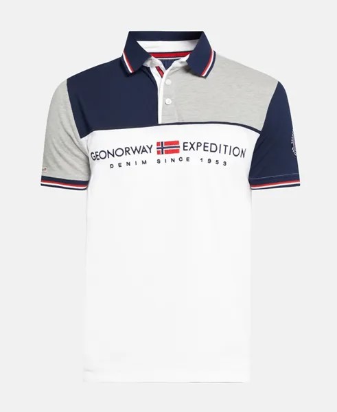 Рубашка поло Geographical Norway, белый