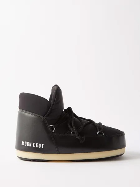 Низкие зимние ботинки Moon Boot, черный