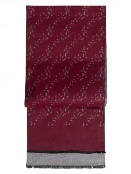 Шарф мужской Labbra 01-00031025 бордовый, 30х180 см