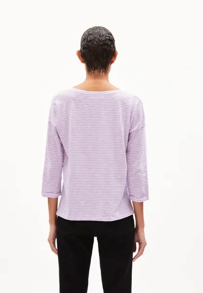 Рубашка с длинным рукавом SIAA LOVELY STRIPES ARMEDANGELS, фиолетовый