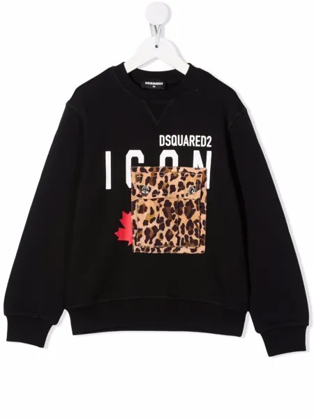 Dsquared2 Kids многослойная толстовка с логотипом