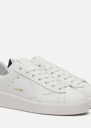 Мужские кроссовки Golden Goose Purestar Leather, цвет белый, размер 44 EU