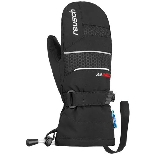 Варежки Reusch детские, размер 6.5, черный