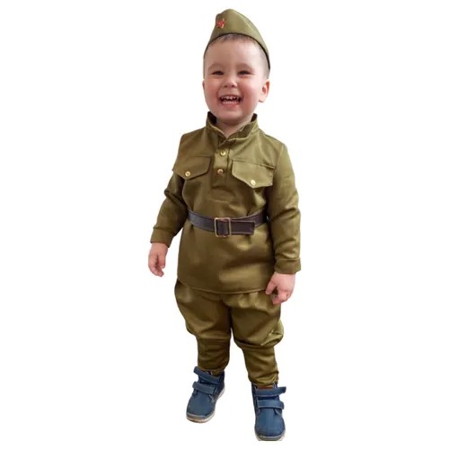 Карнавальный костюм Фабрика Бока Солдат в пилотке для малышей
