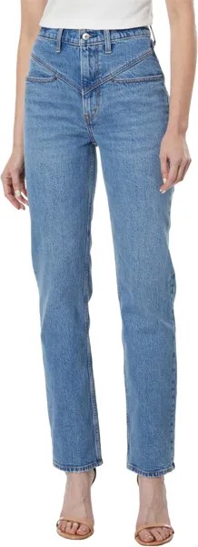 Джинсы Yoke Front 90s Straight Jean Abercrombie & Fitch, цвет Medium