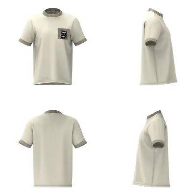 Мужская футболка Kappa 351423W Original Tier One Lario Бежевая