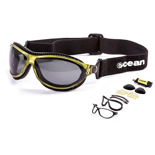 Солнцезащитные очки OCEAN OCEAN Tierra de fuego Transparent Green / Grey Polarized lenses, зеленый