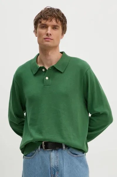 Хлопковый свитер Levi's, зеленый
