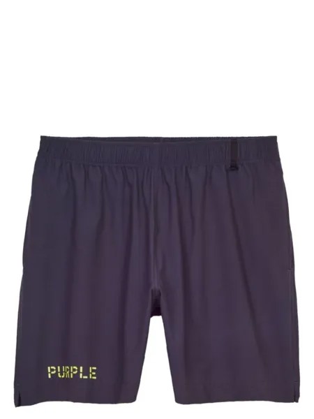 Purple Brand плавки-шорты с логотипом, черный