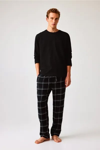 Пижамы обычного кроя H&M, черный