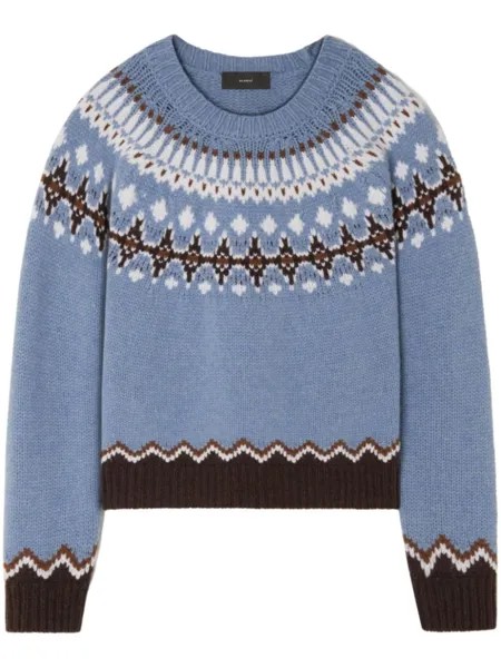 Alanui джемпер Sweet Winter из вирджинской шерсти, синий