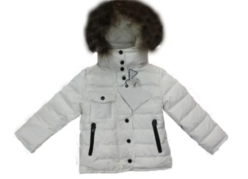 Пуховики для девочек теплые куртки для мальчиков и подростков толстые меховые пальто для зимы дизайнерская брендовая ветрозащитная одежда