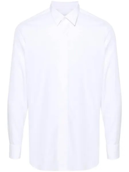 Lardini рубашка с манжетами, белый