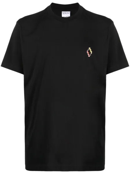 Marcelo Burlon County of Milan футболка с логотипом, черный