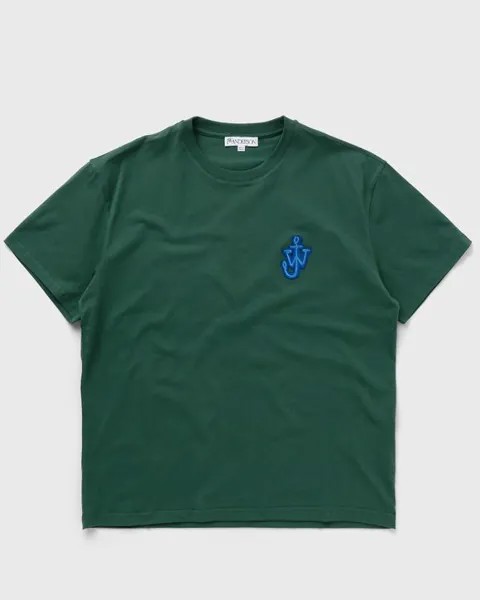 Футболка Jw Anderson Anchor Patch Tee, цвет racing green