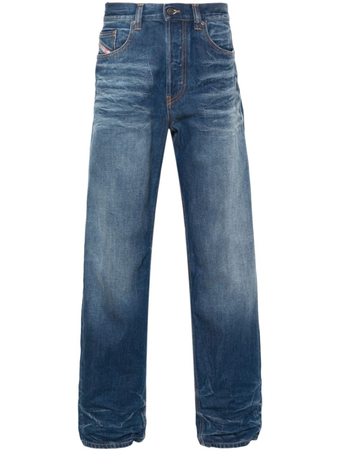 Diesel прямые джинсы 2010 D-Macs, синий