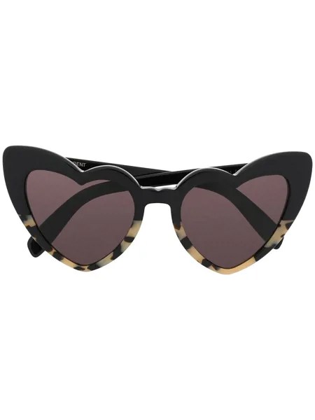 Saint Laurent Eyewear солнцезащитные очки SL 181 с оправой в форме сердца
