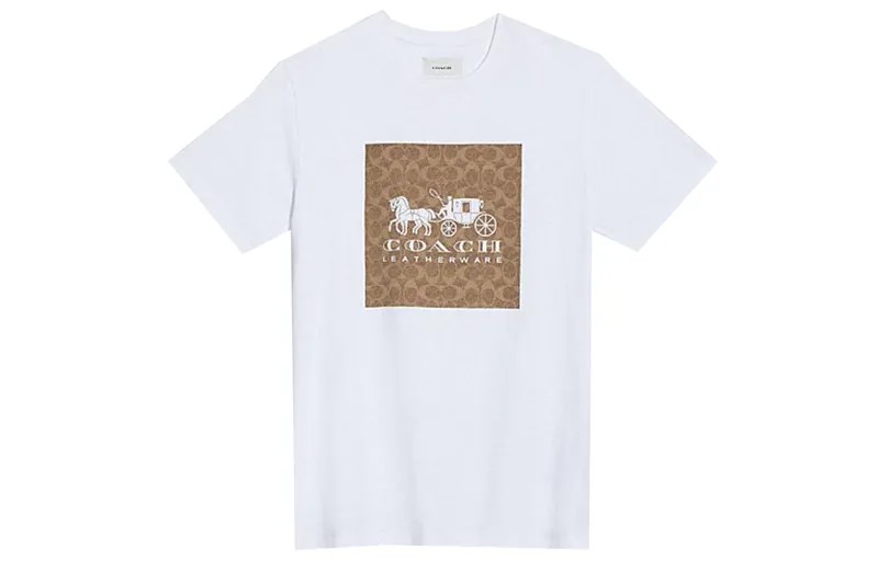 Футболка женская белая Coach