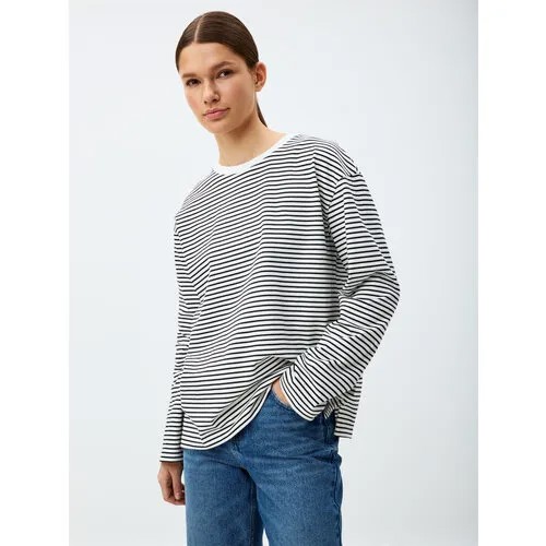 Лонгслив Sela ANNA OVERSIZE FIT, размер M INT, черный
