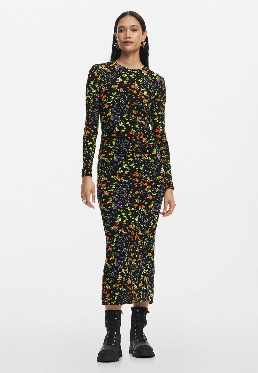 Платье макси Desigual, черный