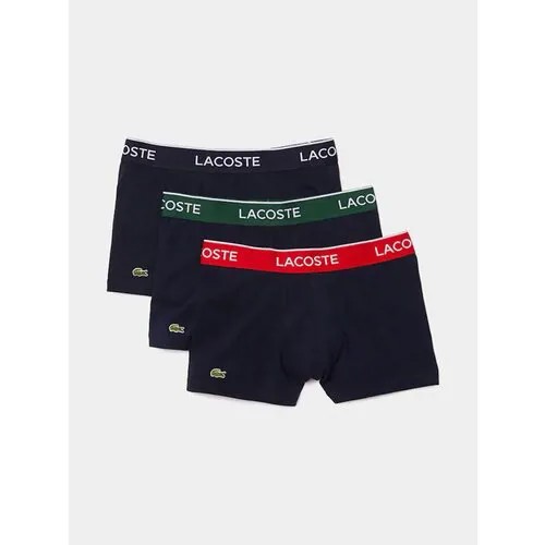 Трусы LACOSTE, 3 шт., размер S, синий