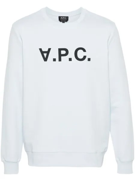 Толстовка VPC с логотипом A.P.C., синий
