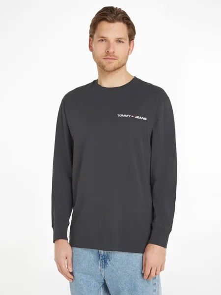 Лонгслив Tommy Hilfiger, темно-серый