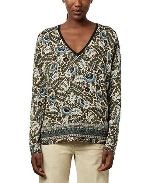 Шерстяной свитер Llorys с V-образным вырезом Gerard Darel, цвет Blue