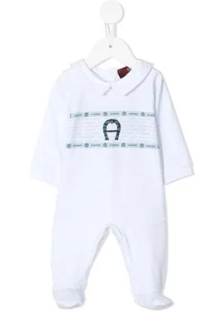 Aigner Kids комбинезон для новорожденного с воротником Питер Пэн