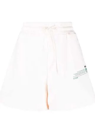 MSGM спортивные шорты с логотипом
