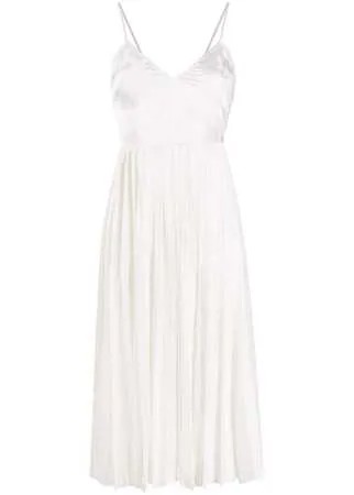 Ermanno Ermanno плиссированное расклешенное платье миди