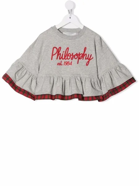 Philosophy Di Lorenzo Serafini Kids толстовка с вышитым логотипом