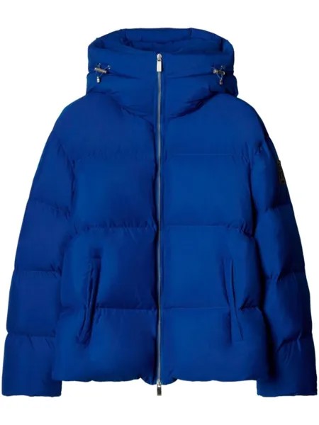 Off-White пуховик на молнии, синий