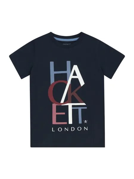 Рубашка Hackett London, темно-синий/дымчато-синий
