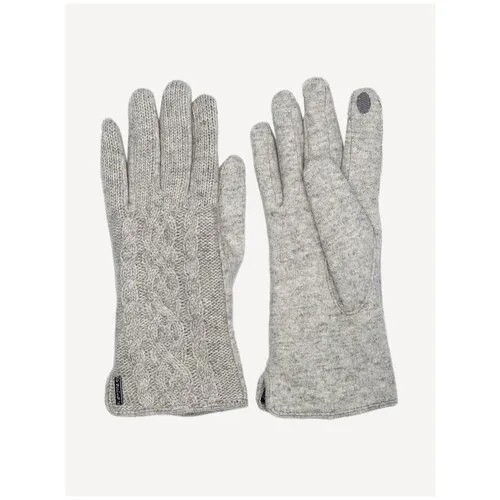 Перчатки Huppa, демисезон/зима, шерсть, подкладка, размер 8, серый