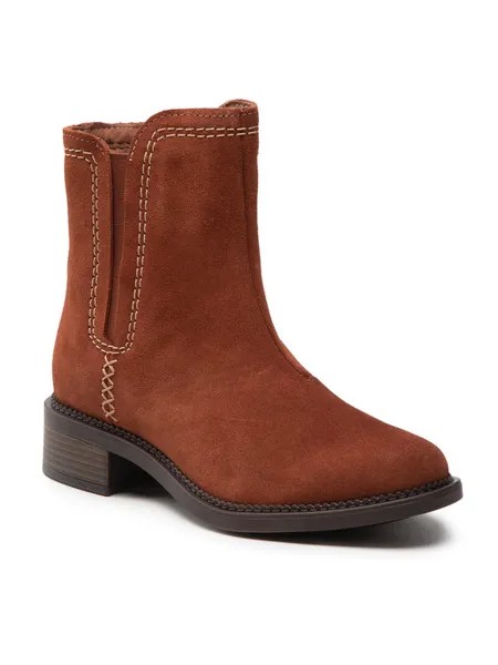 Полусапоги Maye Zip 261680484  Clarks Коричневый 36 EU